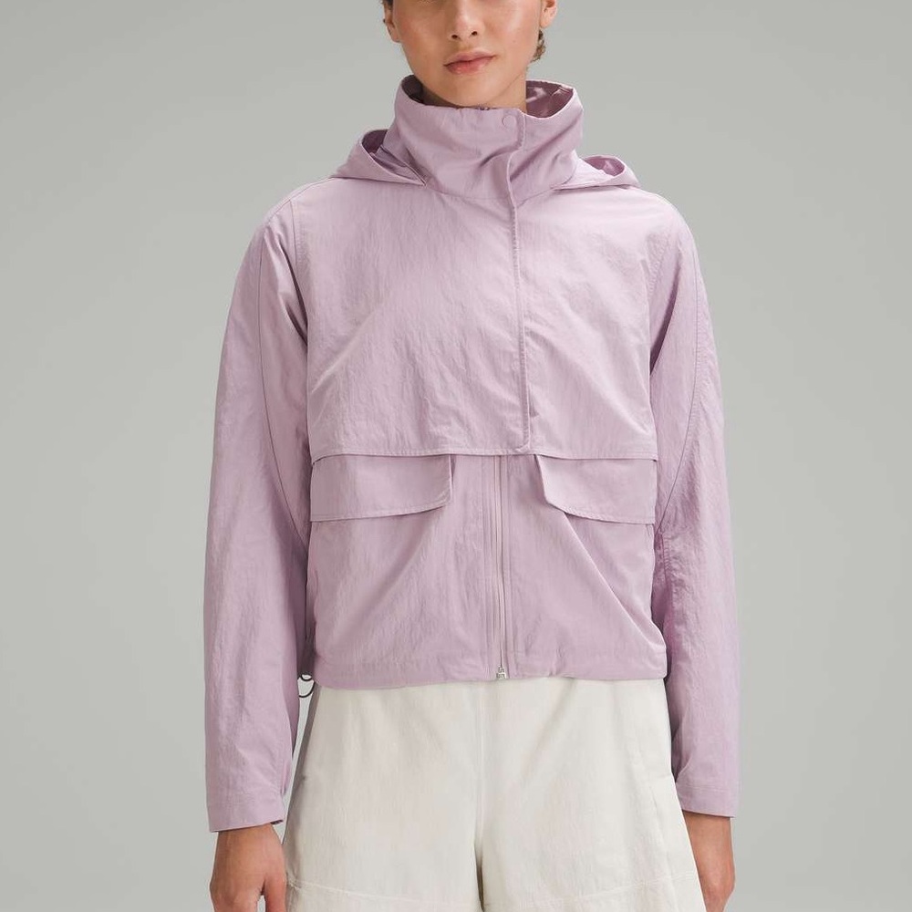 New Lululemon Always Effortless Jacket, Color: Dusty Rose/ purple Size:6 NWT